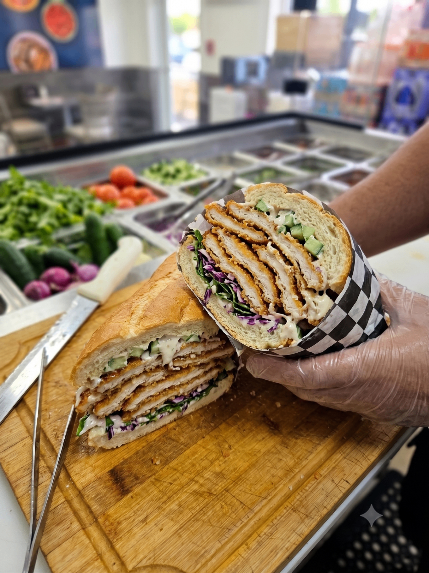 Schnitzel Baguette