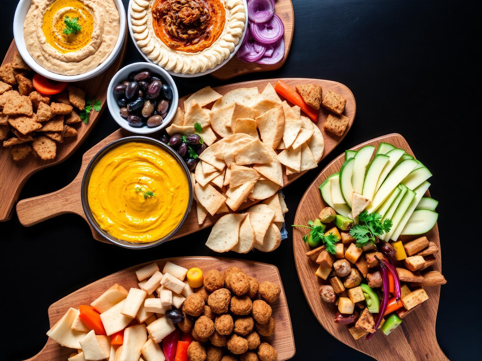 Catering mezze platter