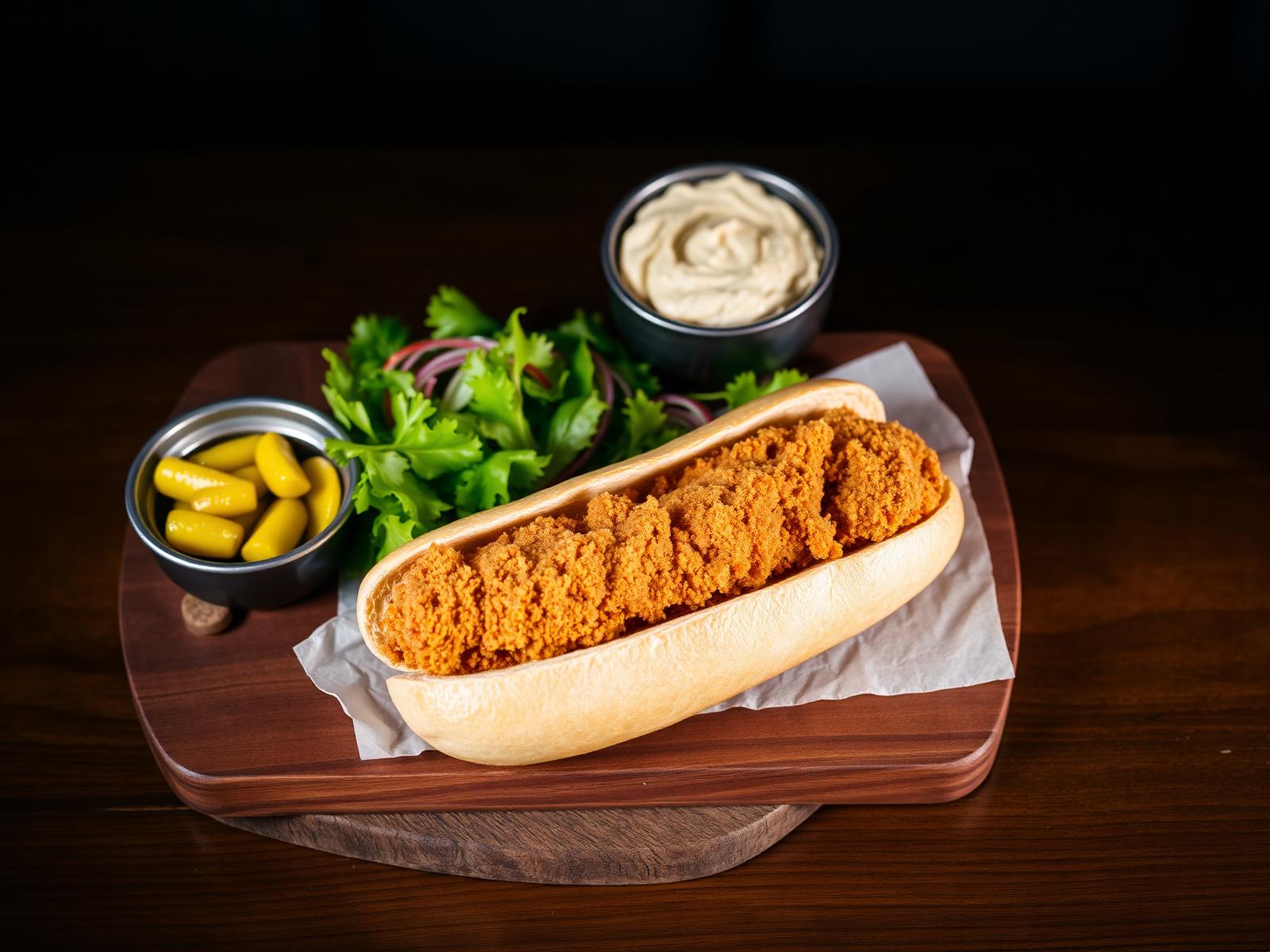 Schnitzel baguette