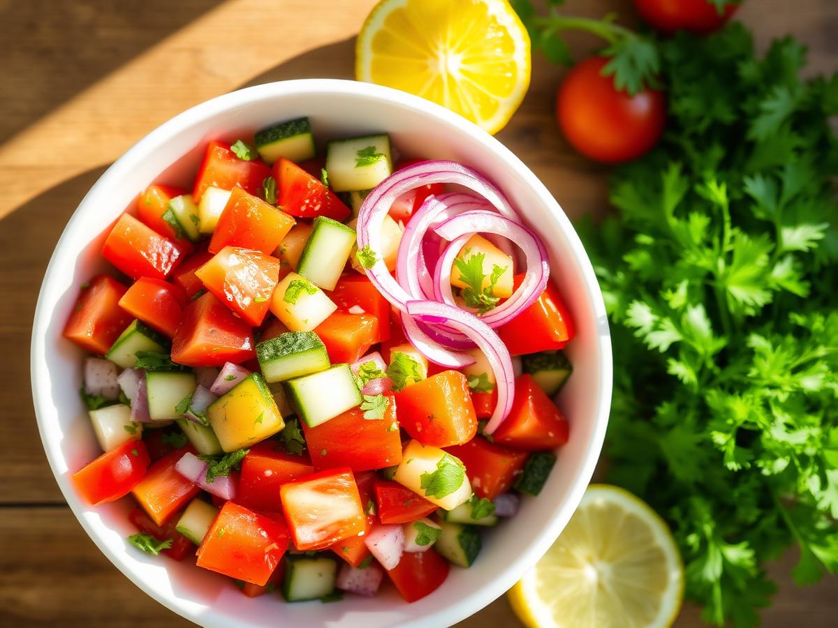 Israeli chopped salad